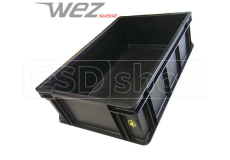 ESD tote box WEZ 77, 600x400x320 mm