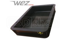 ESD BOX 3 SW - SW: ESD SMD Klappbox 41 x 15 x 37 mm, Deckel