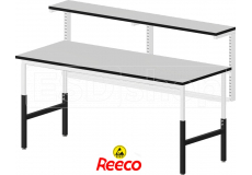 ESD worktable w. shelf 1800x750 REECO